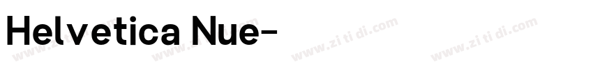 Helvetica Nue字体转换